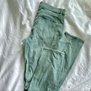 Teal Jeans from Madewell